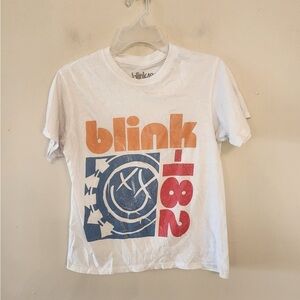 Blink 182 Women's Graphic T-Shirt White Size XS